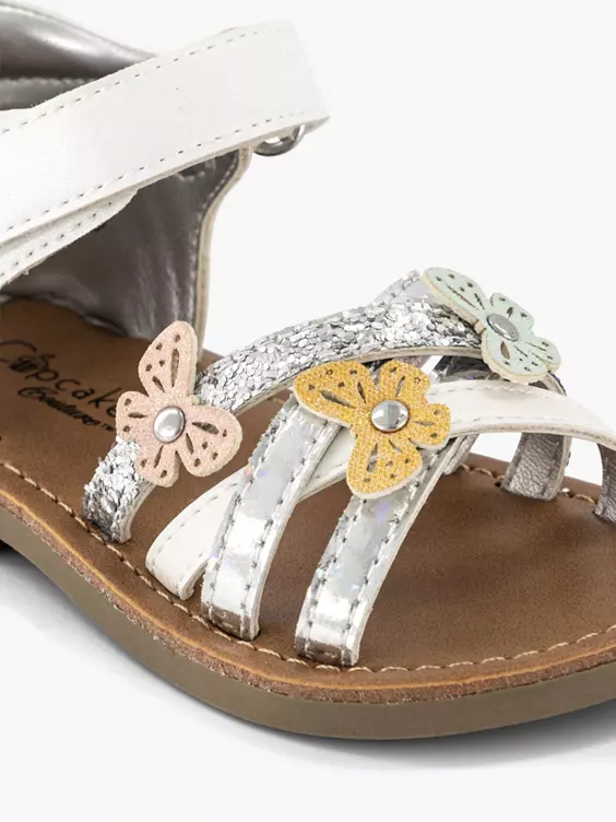 Witte Sandaal Vlinders 5 Witte Sandaal Vlinders - Afbeelding 5