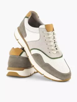 Wit Groene Suéde Sneaker -Beroemde Schoenen Winkel 2181927 H5