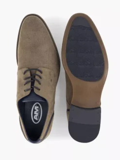 Taupe Veterschoen -Beroemde Schoenen Winkel 2181996 H3