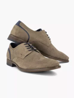 Taupe Veterschoen -Beroemde Schoenen Winkel 2181996 H5