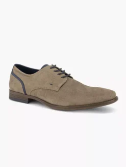 Taupe Veterschoen -Beroemde Schoenen Winkel 2181996 H6