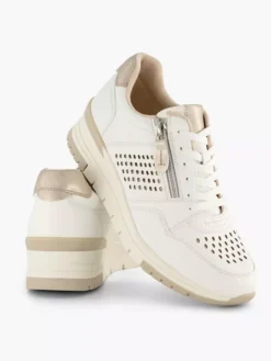 Easy Street Witte Sneaker Sleehak -Beroemde Schoenen Winkel 2182021 H5