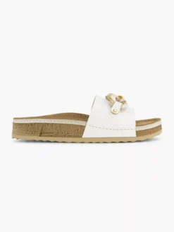 Easy Street Witte Slipper Siergesp