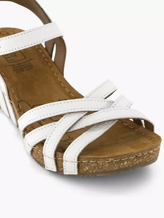 Easy Street Witte Sandaal Sleehak 5 Easy Street Witte Sandaal Sleehak - Afbeelding 5