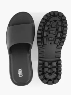 Zwarte Chunky Badslipper -Beroemde Schoenen Winkel 2184649 H3
