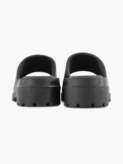 Zwarte Chunky Badslipper -Beroemde Schoenen Winkel 2184649 H4