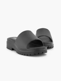 Zwarte Chunky Badslipper -Beroemde Schoenen Winkel 2184649 H5