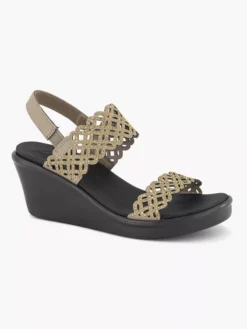 Skechers Taupe Ruble On- Sassy Dayz -Beroemde Schoenen Winkel 2185215 H6