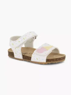 Witte Sandaal Ijsje -Beroemde Schoenen Winkel 2187748 H6