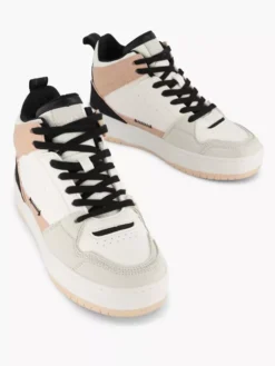 ONLY Shoes Witte Hoge Sneaker Memory Foam -Beroemde Schoenen Winkel 2188183 H5