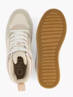 ONLY Shoes Beige Hoge Sneaker Memory Foam -Beroemde Schoenen Winkel 2188186 H3