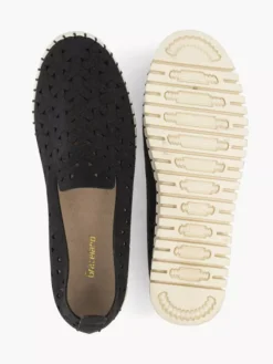 Zwarte Instapper Gevlochten -Beroemde Schoenen Winkel 2189623 H3