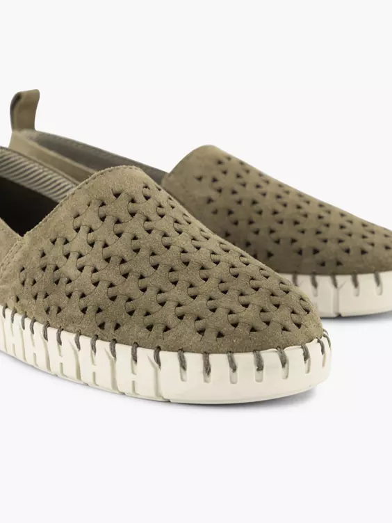 Taupe Suéde Loafer 5 Taupe Suéde Loafer - Afbeelding 5