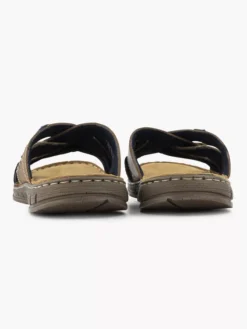 Bruine Leren Slipper -Beroemde Schoenen Winkel 2191366 H4