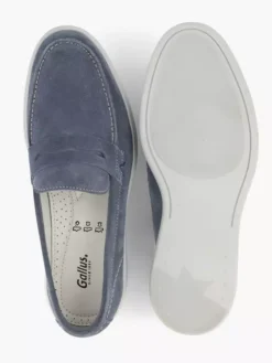 Lichtblauwe Suéde Instapper -Beroemde Schoenen Winkel 2191539 H3