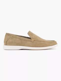 Beige Suéde Loafer