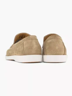 Beige Suéde Loafer -Beroemde Schoenen Winkel 2191737 H4