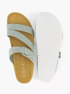 ESPRIT Lichtblauwe Slipper 8 ESPRIT Lichtblauwe Slipper -Beroemde Schoenen Winkel 2192293 H3