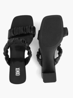 Zwarte Slipper Hak -Beroemde Schoenen Winkel 2192450 H3