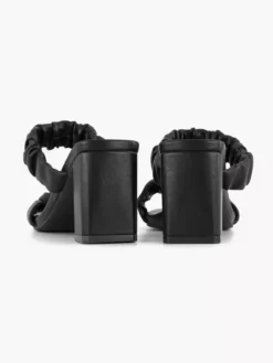 Zwarte Slipper Hak -Beroemde Schoenen Winkel 2192450 H4