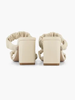 Beige Slipper Hak -Beroemde Schoenen Winkel 2192826 H4