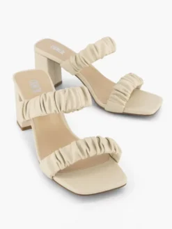 Beige Slipper Hak -Beroemde Schoenen Winkel 2192826 H5
