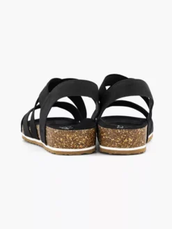 ESPRIT Zwarte Elastische Sandaal -Beroemde Schoenen Winkel 2193131 H4