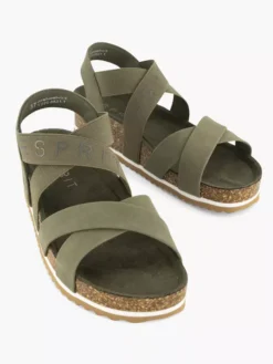 ESPRIT Groene Sandaal -Beroemde Schoenen Winkel 2193137 H5