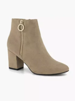 Beige Enkellaars Sierrits -Beroemde Schoenen Winkel 2197139 H6
