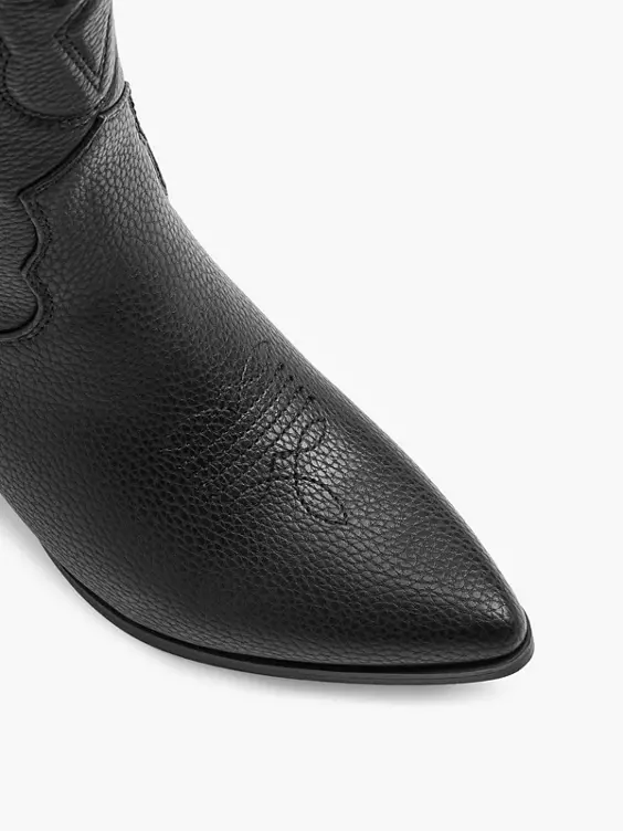 Zwarte Cowboy Laars 2 Zwarte Cowboy Laars - Afbeelding 2