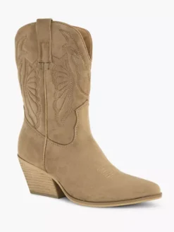 Taupe Cowboy Laars -Beroemde Schoenen Winkel 2203441 H6