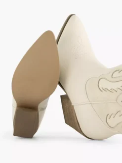 Beige Cowboy Laars -Beroemde Schoenen Winkel 2203447 H4