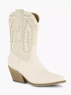Beige Cowboy Laars -Beroemde Schoenen Winkel 2203447 H6