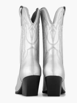 Zilverkleurige Cowboy Laars -Beroemde Schoenen Winkel 2203458 H4