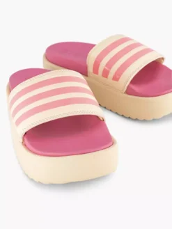 ADIDAS Beige Adilette Platform -Beroemde Schoenen Winkel 2204537 H5