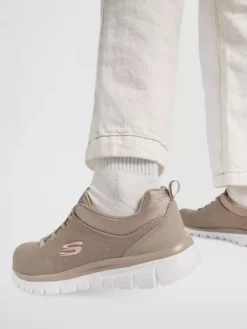 Skechers Taupe Graceful 2.0 - Lavishly -Beroemde Schoenen Winkel 2206615 H10