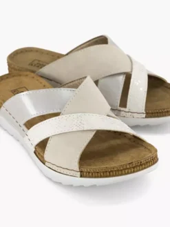 Easy Street Zilveren Slipper -Beroemde Schoenen Winkel 2208730 H3