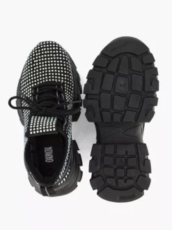 Zwarte Chunky Sneaker Steentjes -Beroemde Schoenen Winkel 2210497 H3