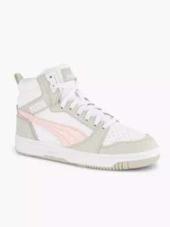Witte Puma Rebound V6 Mid Jr -Beroemde Schoenen Winkel 2211604 H6