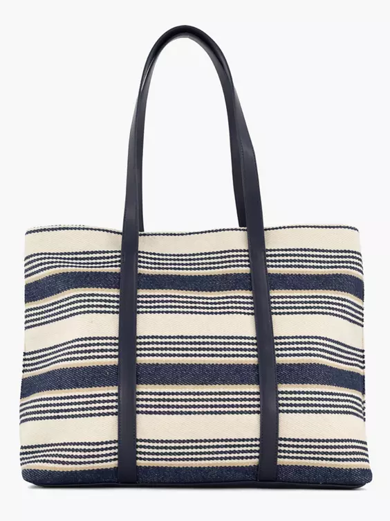 Blauw/ Witte Strandtas 1 Blauw/ Witte Strandtas