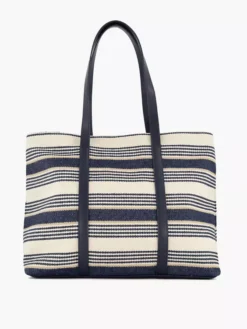 Blauw/ Witte Strandtas 11 Blauw/ Witte Strandtas -Beroemde Schoenen Winkel 2215675 HL1