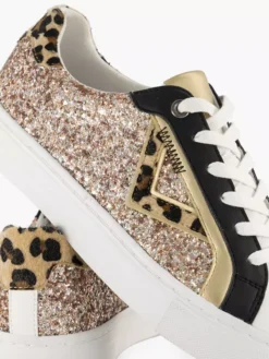 Gouden Sneaker Glitter -Beroemde Schoenen Winkel 2217331 H5
