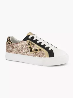 Gouden Sneaker Glitter -Beroemde Schoenen Winkel 2217331 H6
