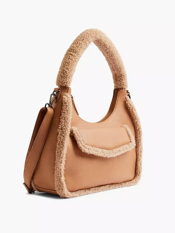 Bruine Schoudertas Teddy 2 Bruine Schoudertas Teddy - Afbeelding 2