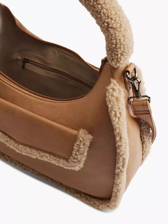 Bruine Schoudertas Teddy 4 Bruine Schoudertas Teddy - Afbeelding 4