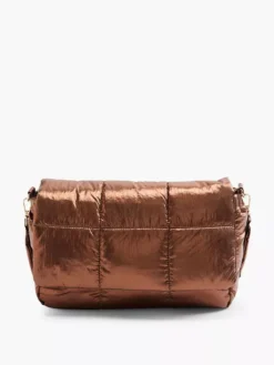 Bruine Schoudertas Metallic