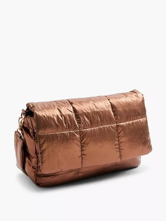 Bruine Schoudertas Metallic 2 Bruine Schoudertas Metallic - Afbeelding 2