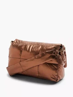 Bruine Schoudertas Metallic 8 Bruine Schoudertas Metallic -Beroemde Schoenen Winkel 2217716 H3