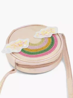 Roze Schoudertas Glitter -Beroemde Schoenen Winkel 2219100 H4