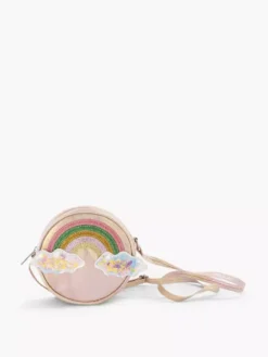 Roze Schoudertas Glitter -Beroemde Schoenen Winkel 2219100 HL1